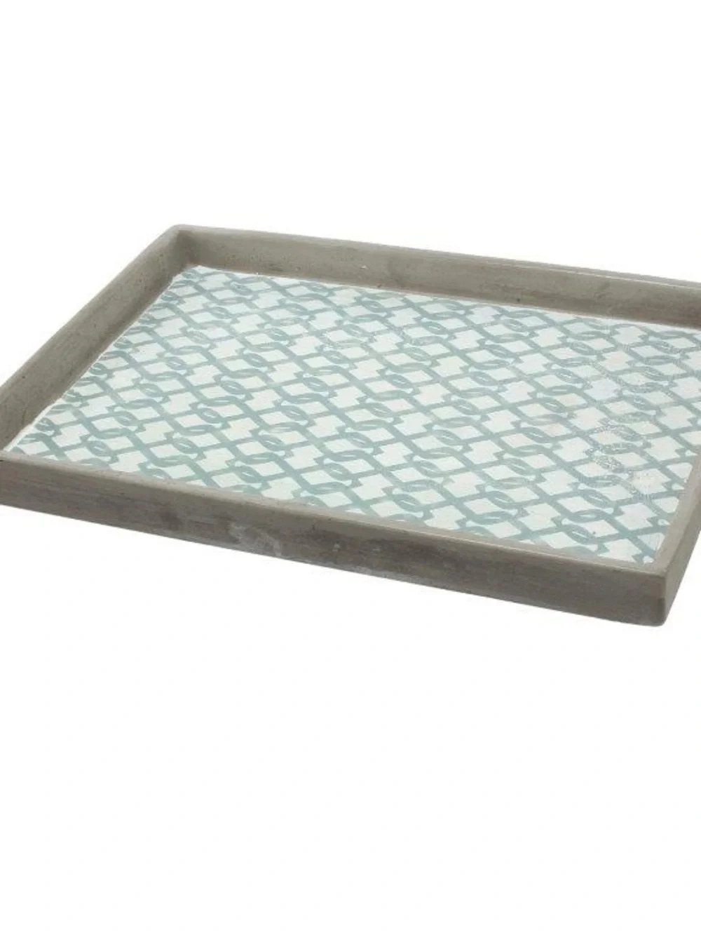Winston Porter Decorative Gray Patterned Concrete Tray - Home Bath